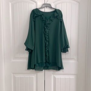 Custom Emerald Green Tunic
